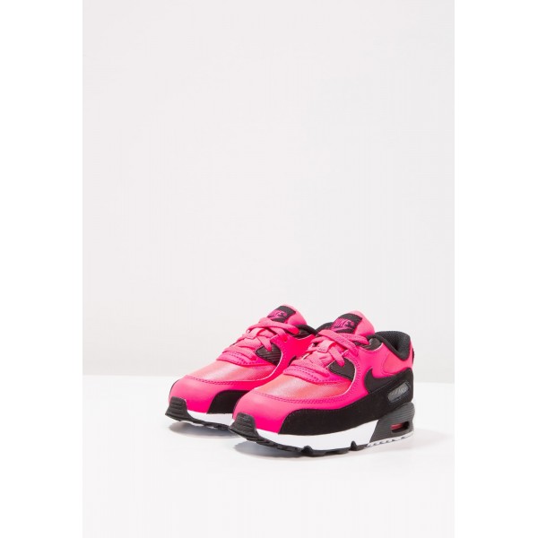 Kinder Nike Footwear Für Sport AIR MAX 90 - Sportschuhe Low - Fuchsia Rosa/Schwarz/Weiß