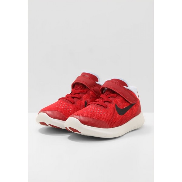 Kinder Nike Performance FREE RUN 2 - Sportschuhe Low - Rot/Schokolade/Weiß