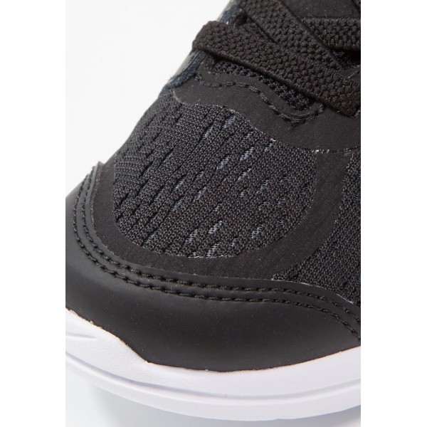 Kinder Nike Performance FLEX RUN 2017 - Laufschuhe - Anthrazit Schwarz/Metallic Silber/Weiß