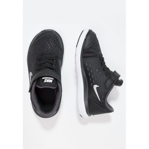 Kinder Nike Performance FLEX RUN 2017 - Laufschuhe Competition - Dunkel Schwarz/Anthrazitgrau/Metallic Silber