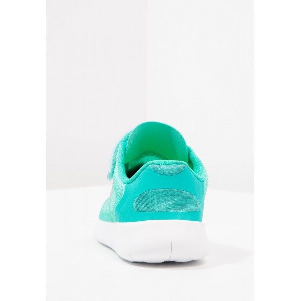 Kinder Nike Performance FREE RUN 2 - Natural Running Freizeitschuhe - Aurora Grün/Eisblau/Metallic Silber/Klar Jade/Volt