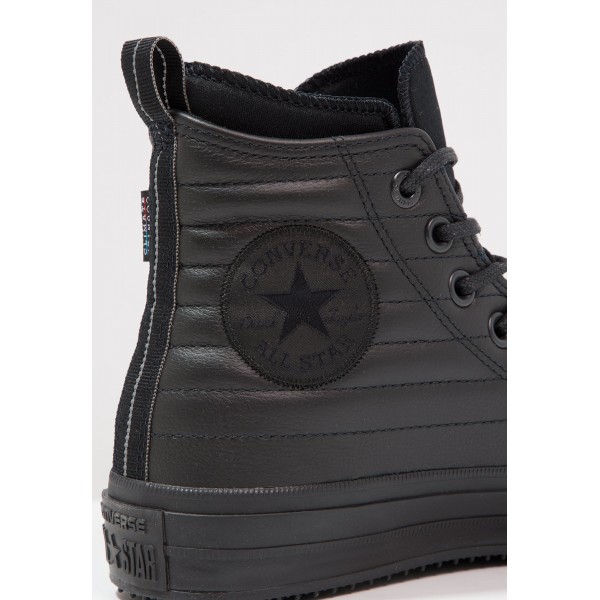 Damen / Herren Converse CHUCK TAYLOR ALL STAR WP QUILTED LEATHER - HI - Freizeitschuhe Hoch - Obsidian Schwarz