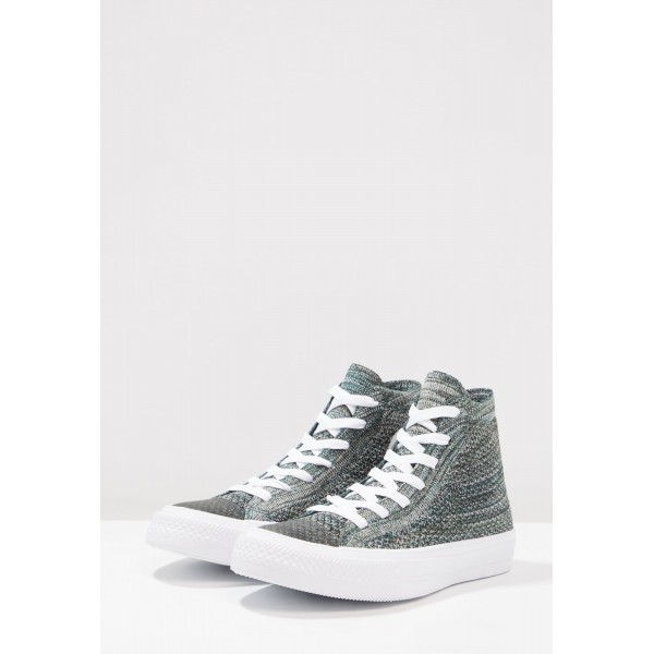 Damen / Herren Converse CHUCK TAYLOR FLYKNIT HI - Trainingsschuhe Hoch - Multicolor/Dunkel Atomic Knickentenblau/Teal Blau/Schwarz/Weiß