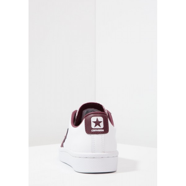 Damen / Herren Converse PL 76 ELEVATED - OX - Schuhe Low - Weiß/Dunkel Burgund