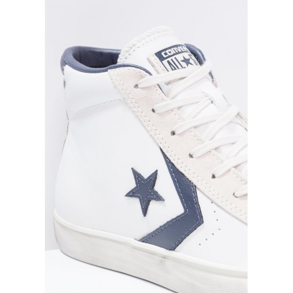 Damen / Herren Converse PRO - Fitness Footwear Hoch - Weiß/Dunkelmarine