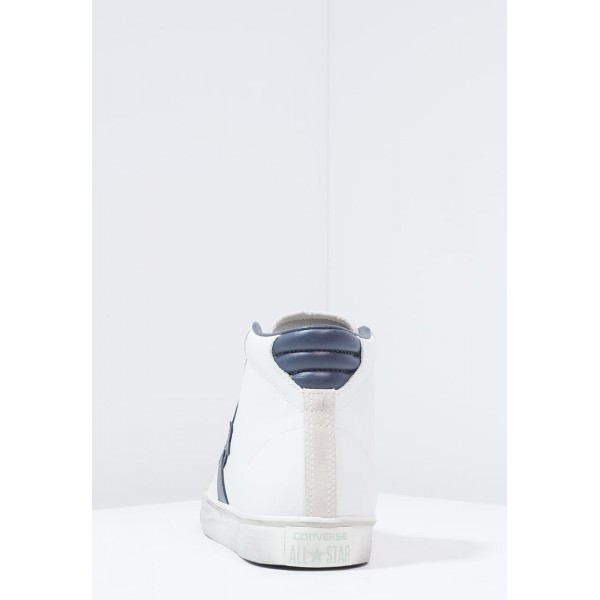 Damen / Herren Converse PRO - Fitness Footwear Hoch - Weiß/Dunkelmarine