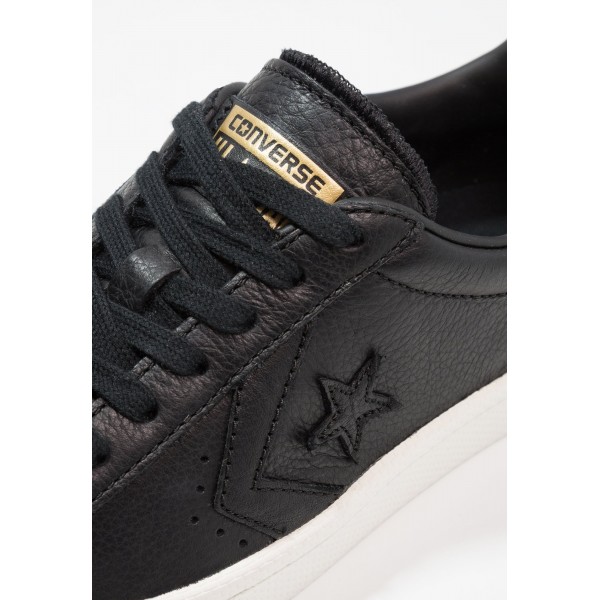 Damen / Herren Converse PL 76 PREMIUM LEATHER - OX - Turnschuhe Low - Kohlen Schwarz/Reiher Weiss