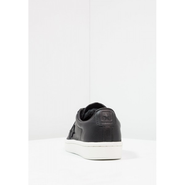 Damen / Herren Converse PL 76 PREMIUM LEATHER - OX - Turnschuhe Low - Kohlen Schwarz/Reiher Weiss