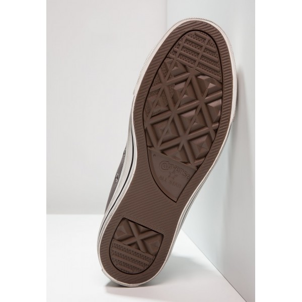 Damen / Herren Converse CHUCK TAYLOR ALL STAR HI LEATHER/SUEDE DISTRESSED - Sportschuhe Hoch - Morel/Weiß