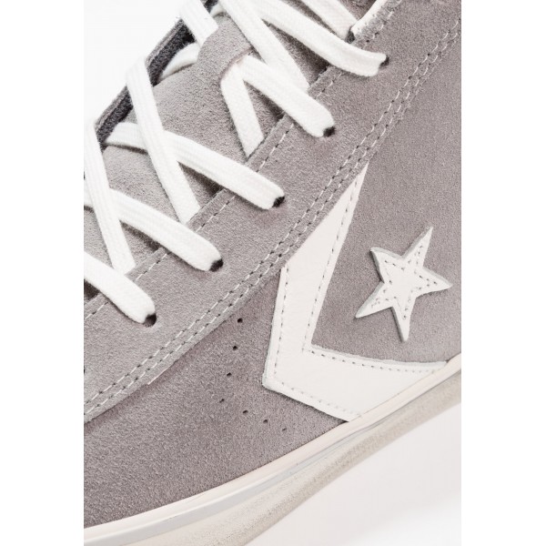 Damen / Herren Converse PRO LEATHER VULC MID SUEDE DISTRESSED - Sportschuhe Hoch - Mittel Taubengrau/Weiß/Turtledove Yeezy