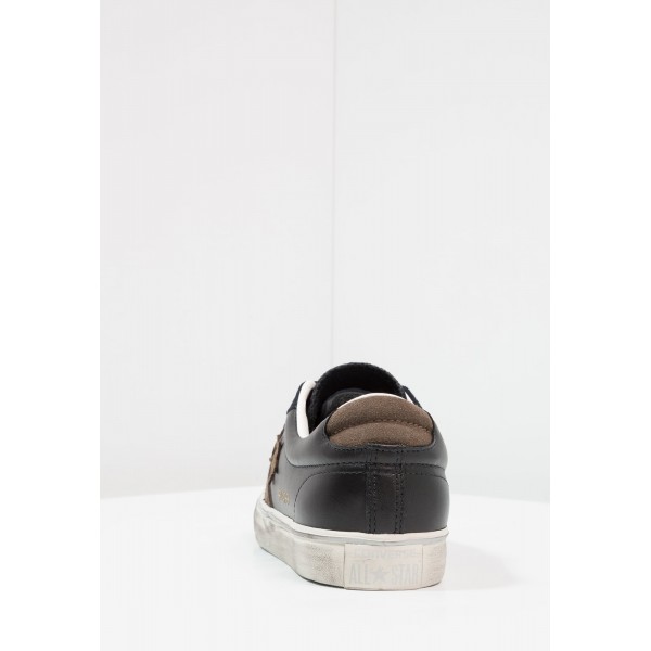 Damen / Herren Converse PRO LEATHER VULC OX SUEDE/LEATHER DISTRESSED - Trainingsschuhe Low - Schwarz/Schokolade/Turtledove Yeezy