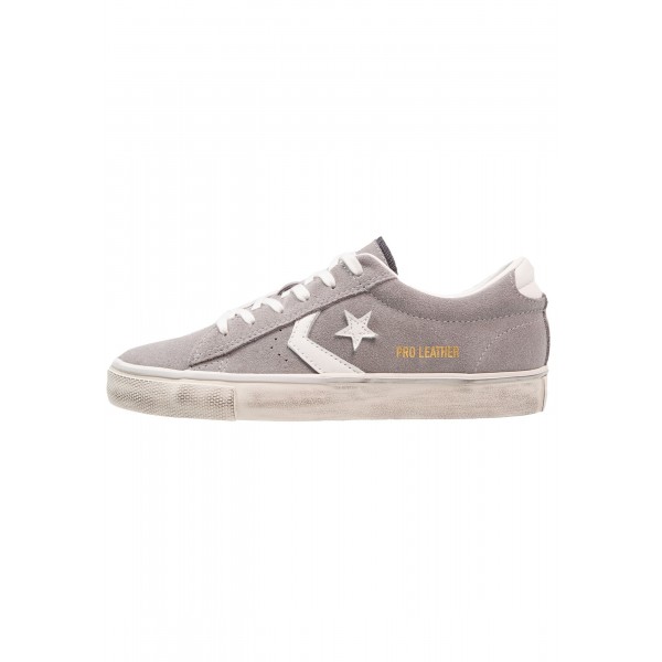 Damen / Herren Converse PRO LEATHER VULC OX SUEDE DISTRESSED - Schuhe Low - Mittel Taubengrau/Weiß/Turtle Dove Yeezy