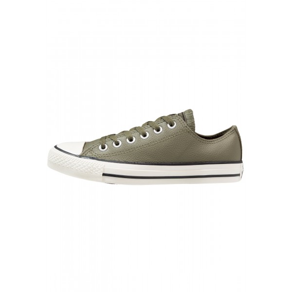 Damen / Herren Converse Schuhe Low - Mittel Oliv/Reiher Weiss/Schwarz