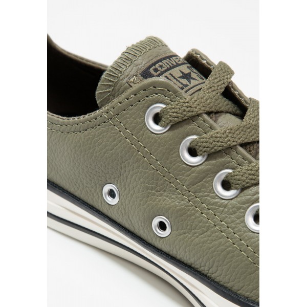 Damen / Herren Converse Schuhe Low - Mittel Oliv/Reiher Weiss/Schwarz