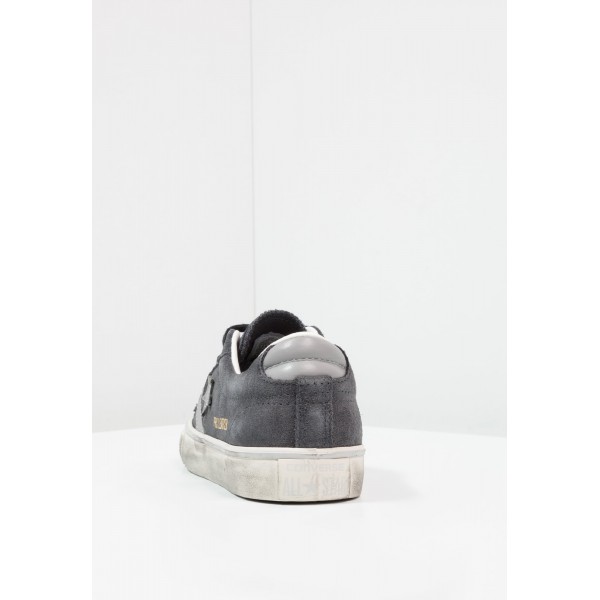 Damen / Herren Converse PRO LEATHER VULC OX SUEDE DISTRESSED - Sportschuhe Low - Almost Black/Mittel Taubengrau/Turtledove Yeezy