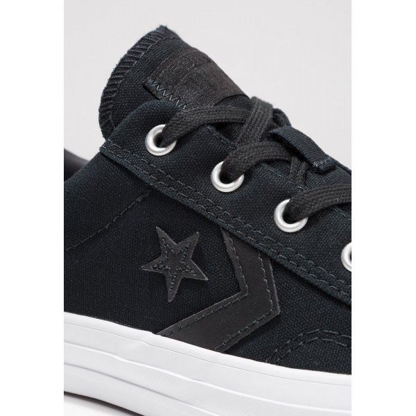 Damen / Herren Converse STAR PLAYER CANVAS AND GUM - OX - Trainingsschuhe Low - Kohlen Schwarz/Weiß