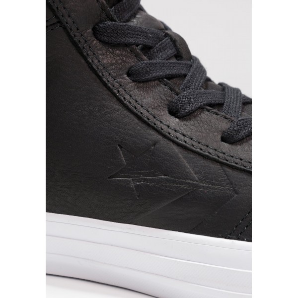 Damen / Herren Converse STAR PLAYER LEATHER - HI - Laufschuhe Hoch - Anthrazit Schwarz/Weiß