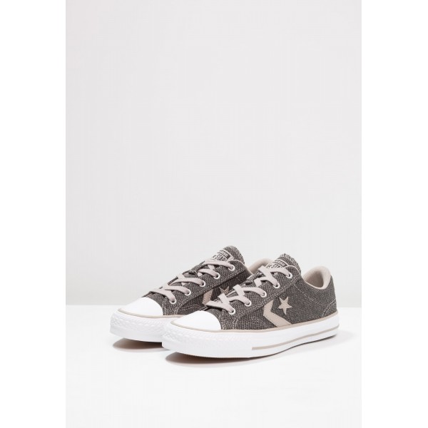 Damen / Herren Converse STAR PLAYER HERRINGBONE - OX - Trainingsschuhe Low - Beige/Weiß/Schwarz