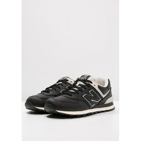 Damen / Herren New Balance ML574 - Sportschuhe Low - Obsidian Schwarz/Weiß