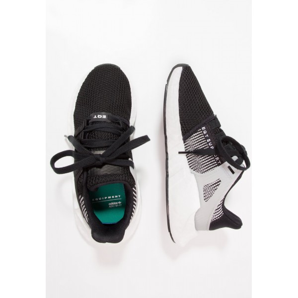 Damen / Herren Adidas Originals EQT SUPPORT 93/17 - Laufschuhe Low - Anthrazit Schwarz/Core Black/Weiß/Footwear Weiß