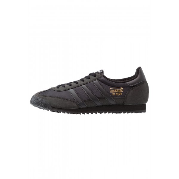 Damen / Herren Adidas Originals DRAGON OG - Turnschuhe Low - Voll Anthrazit Schwarz/Core Black