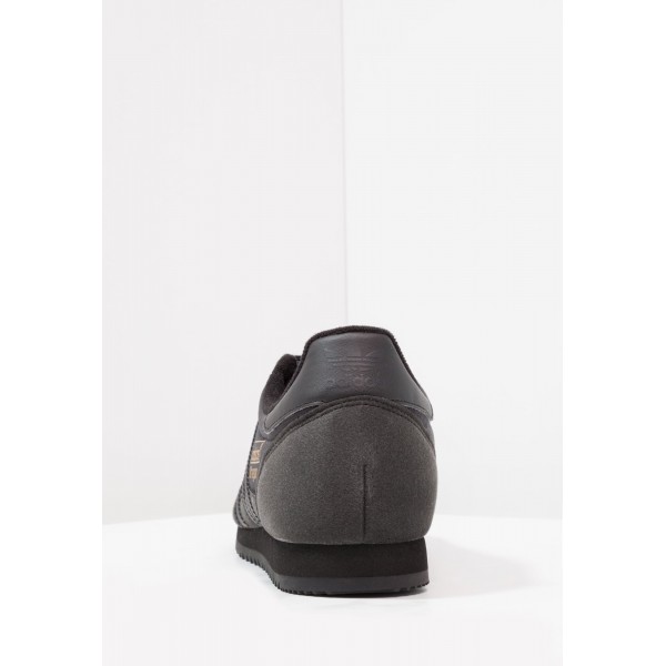 Damen / Herren Adidas Originals DRAGON OG - Turnschuhe Low - Voll Anthrazit Schwarz/Core Black