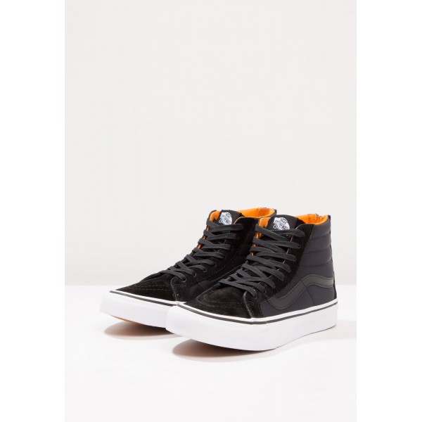 Damen Vans SK8-HI SLIM ZIP - Sportschuhe Hoch - Obsidian Schwarz/True Weiß