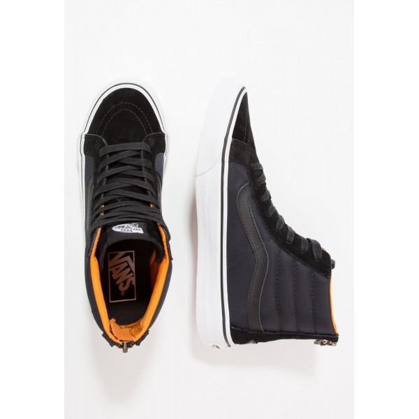 Damen Vans SK8-HI SLIM ZIP - Sportschuhe Hoch - Obsidian Schwarz/True Weiß