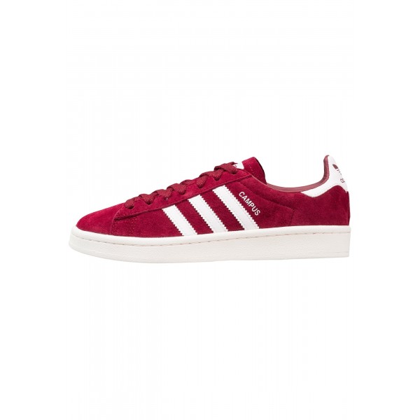 Damen / Herren Adidas Originals CAMPUS - Trainingsschuhe Low - Burgund/Hell Firebrick Rot/Weiß