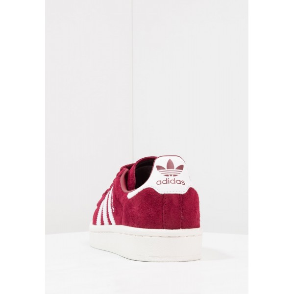 Damen / Herren Adidas Originals CAMPUS - Trainingsschuhe Low - Burgund/Hell Firebrick Rot/Weiß