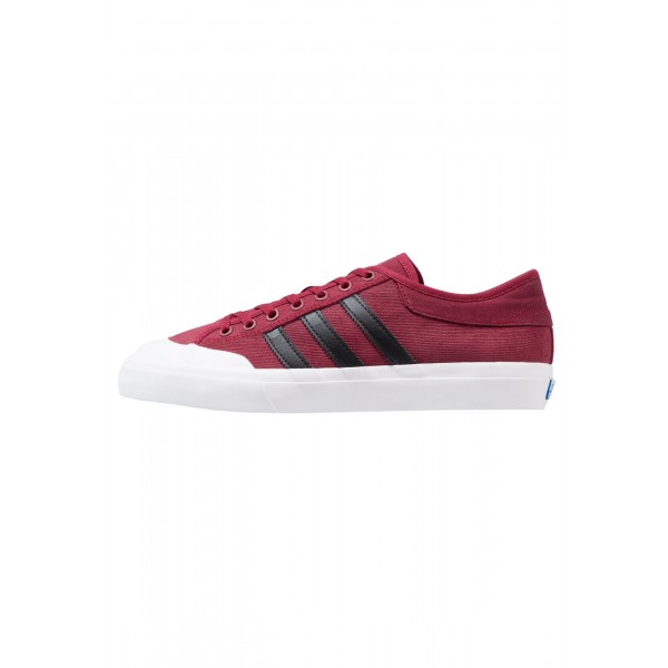 Damen / Herren Adidas Originals MATCHCOURT - Schuhe Low - Burgund/Maroon/Anthrazit Schwarz/Core Black/Weiß