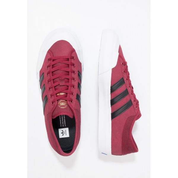 Damen / Herren Adidas Originals MATCHCOURT - Schuhe Low - Burgund/Maroon/Anthrazit Schwarz/Core Black/Weiß