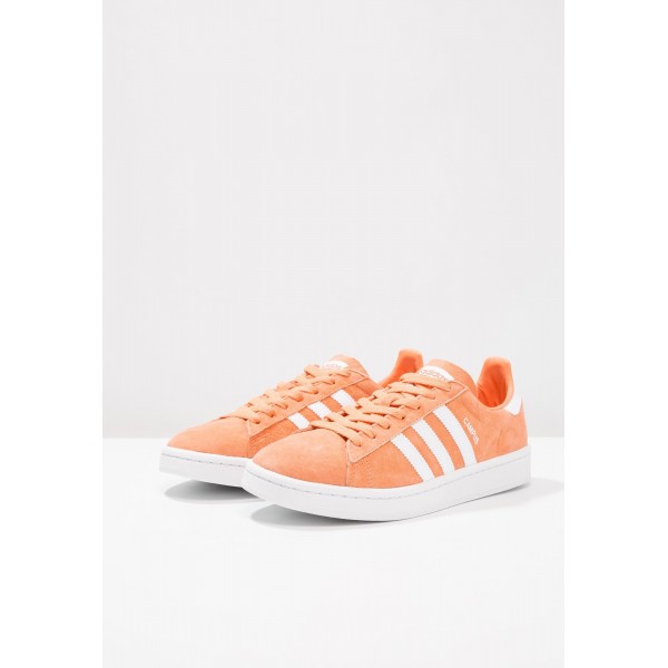 Damen / Herren Adidas Originals CAMPUS - Sportschuhe Low - Lachsorange/Reines Weiß