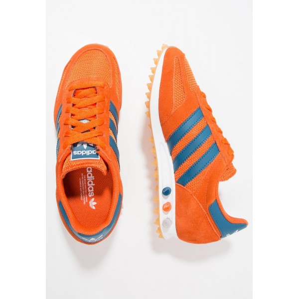 Damen / Herren Adidas Originals LA TRAINER OG - Sport Sneakers Low - Orange/Knickentenblau/Teal Blau/Weiß/Footwear Weiß