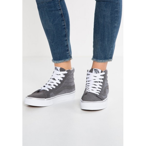 Damen Vans SK8-HI SLIM - Trainingsschuhe Hoch - Silber Metallic/Dunkelgrau/Anthrazit Grau