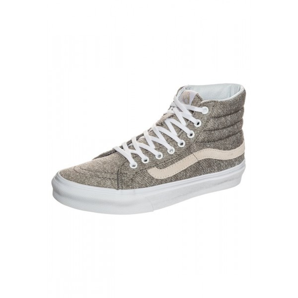 Damen Vans SK8-HI SLIM - Fitnessschuhe Hoch - Frost Grau/True Weiß