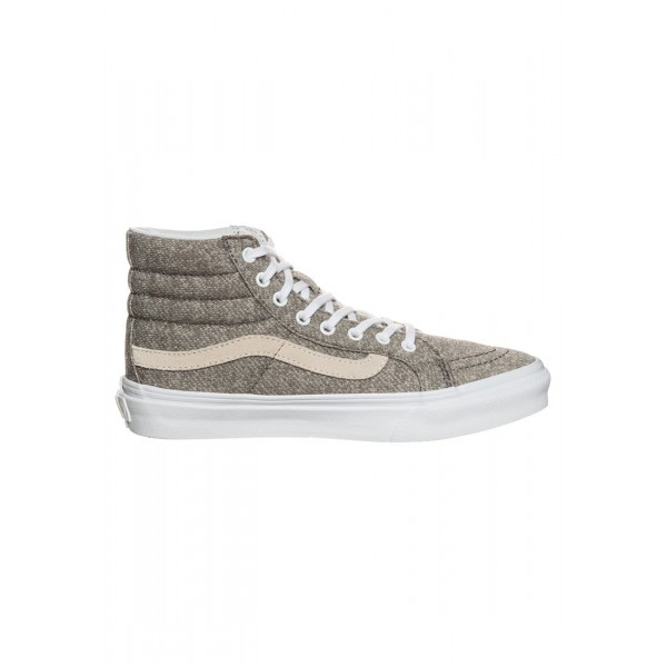 Damen Vans SK8-HI SLIM - Fitnessschuhe Hoch - Frost Grau/True Weiß