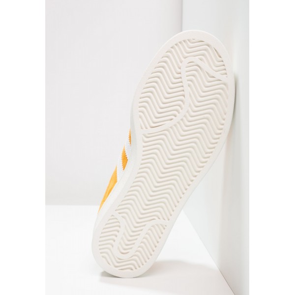 Damen / Herren Adidas Originals CAMPUS - Fitnessschuhe Low - Mango Gelb/Weiß/Footwear Weiß/Wolken Weiß