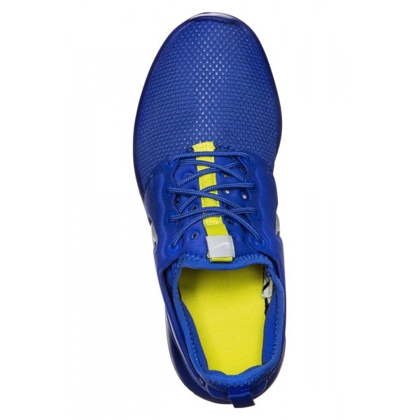 Damen Nike Footwear Für Sport ROSHE TWO - Schuhe Low - Paramount Blue/Silbergrau/Electro Lime