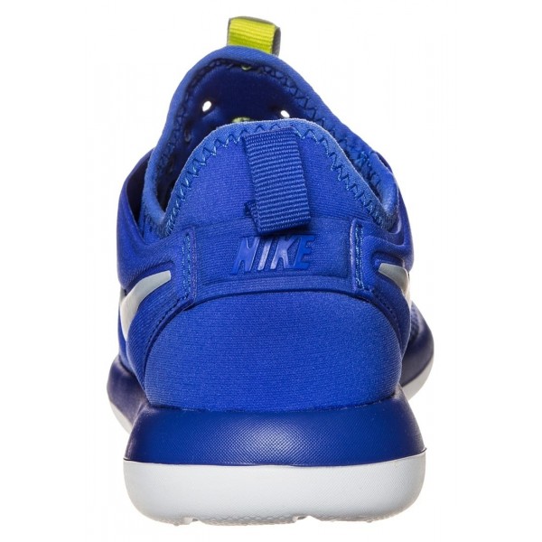 Damen Nike Footwear Für Sport ROSHE TWO - Schuhe Low - Paramount Blue/Silbergrau/Electro Lime