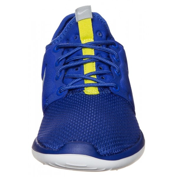 Damen Nike Footwear Für Sport ROSHE TWO - Schuhe Low - Paramount Blue/Silbergrau/Electro Lime