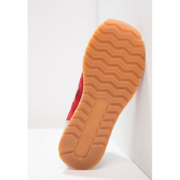 Kinder New Balance Sport Sneakers Low - Tomatenrot/Hellgrau/Weiß