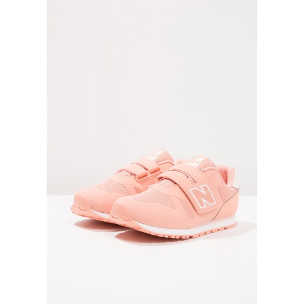 Kinder New Balance Schuhe Low - Coral Pink/Korallenrot/Weiß