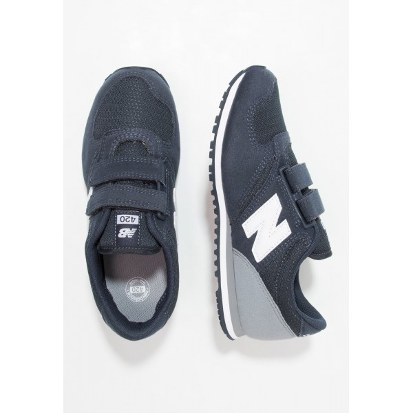 Kinder New Balance Schuhe Low - Dunkelmarine Schwarz/Hellgrau/Weiß