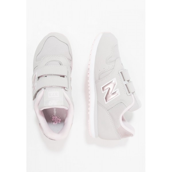 Kinder New Balance Schuhe Low - Cool Grau/Hellrosa