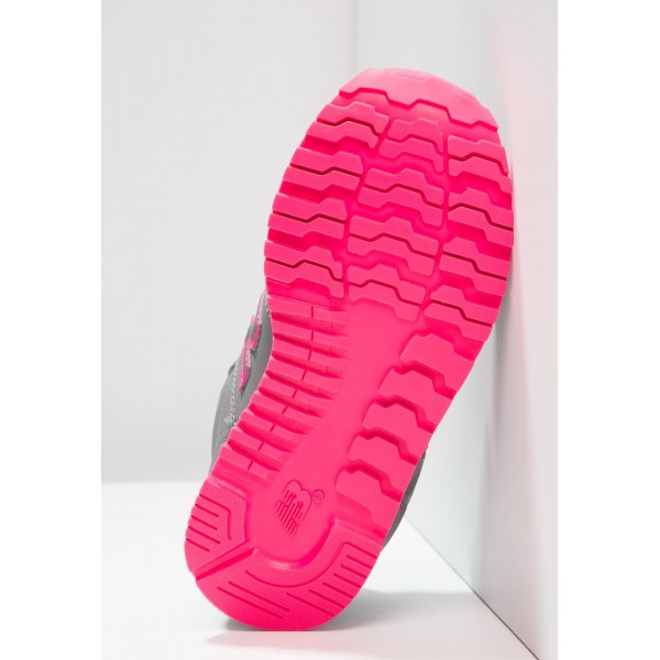 Kinder New Balance Schuhe Low - Dunkel Stahlgrau/Fluo Pink