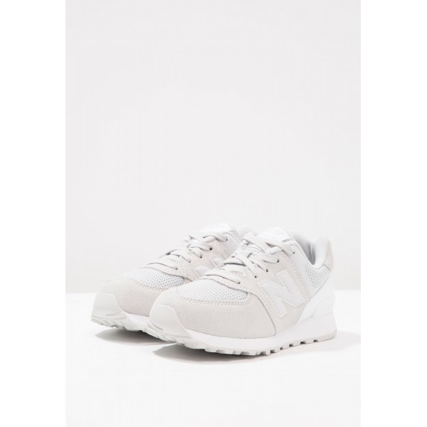 Kinder New Balance Trainingsschuhe Low - Cool Grau/Weiß