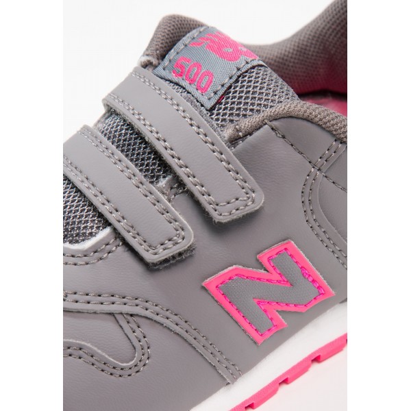 Kinder New Balance Schuhe Low - Dunkel Stahlgrau/Fluo Pink
