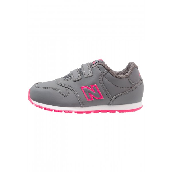 Kinder New Balance Schuhe Low - Dunkel Stahlgrau/Fluo Pink