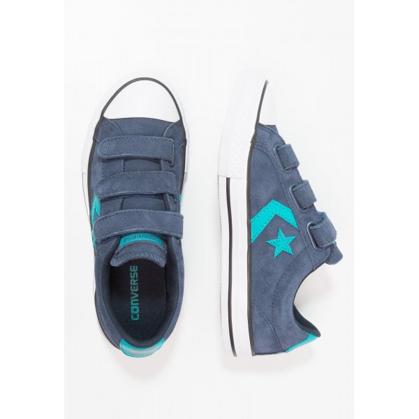 Kinder Converse STAR PLAYER EV 3V - Laufschuhe Low - Dunkelmarine/Dunkel Obsidian/Turbo Grün